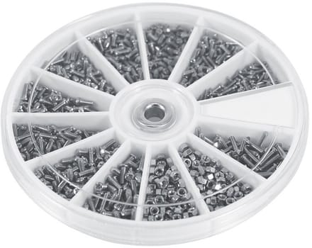 600 stuks micro schroeven en moeren set voor brillen, horloges en elektronica