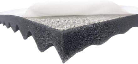 Zelfklevend Noppenschuim voor Geluidsisolatie - 200cm x 100cm x 3cm