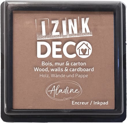 Aladine inktkussen beige XL voor creatief knutselen en decoratie.