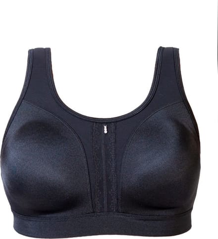 High impact Sport BH (zonder beugel) Cannes, Black / zwart, maat: 90F