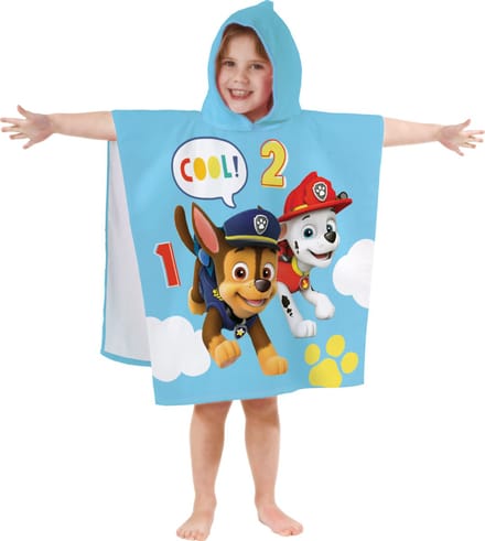 PAW Patrol Poncho Sunshine - 60 x 120 cm - Katoen