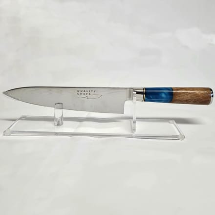 QualityChefs Damascus Chef’s Knife 8” – V10 staal (22 cm lemmet) – vlijmscherp