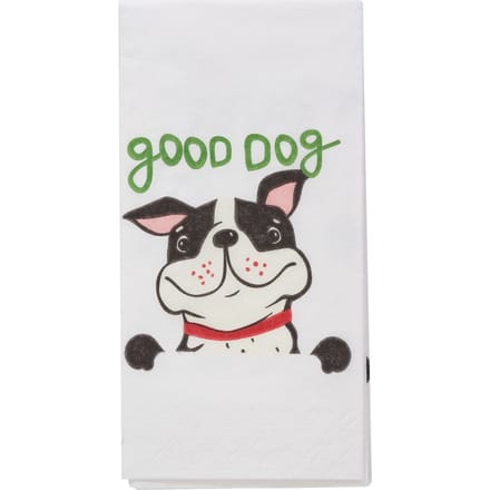 Papieren zakdoeken "Good Dog"