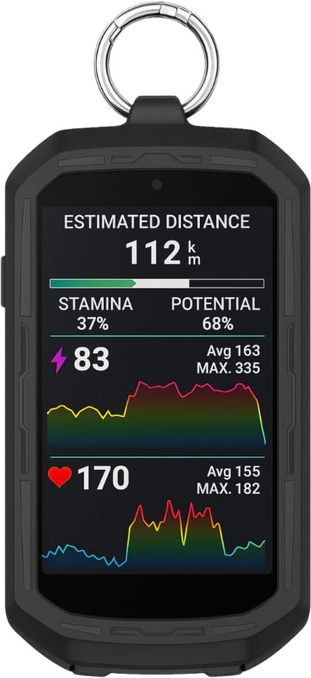 Garmin Edge 1050 - Hoesje backcover Shockproof siliconen Swart