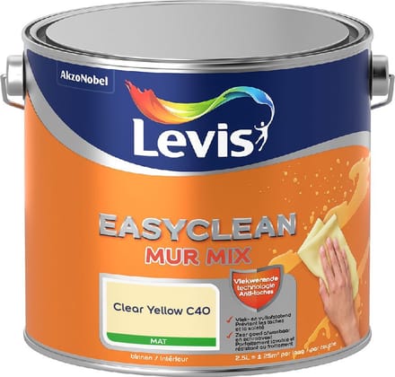 Levis - Easyclean Mur Mat Mix - Clear Yellow C40 - Mengverf - 2,5 L