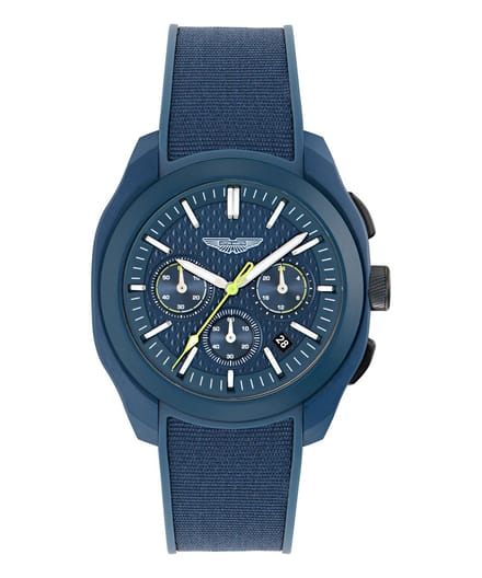 Aston Martin Thrill CRT MTRC1S606 Horloge - Siliconen - Blauw - Ø 42 mm