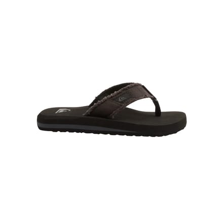 Quiksilver Monkey Abyss Youth Jongens Slippers - Black/Brown - Maat 37