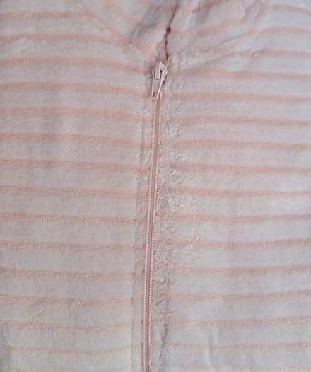 Cocodream dames onesie fleece - maat S - Schaduwstreep Rabbit - roze