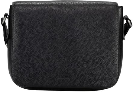 JOST Leren schoudertas Vika Shoulder Bag Black zwart