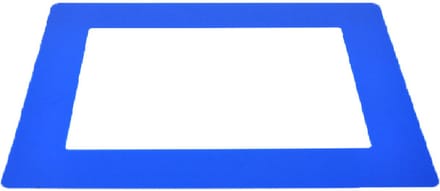 Floor Frame – Zelfklevend documentvenster voor de vloer - Blauw - x x 0,35 mm- - Polyvinylchloride (PVC) - 0,35 mm - Voor binnen