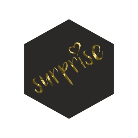 Sluitzegels - Stickers - Etiketten - Suprise - rol van 250 stuks