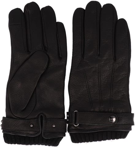 Joop! Handschoenen Leder - Jongens - black