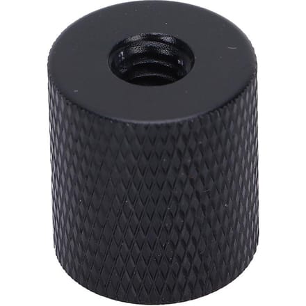 Vrouwelijk 3/8 Inch?16 naar Vrouwelijk 1/4 Inch?20 Draad Adapter Aluminiumlegering Schroef Camera Statief Monopod black