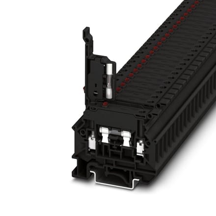 Phoenix Contact 3000540 Zekering-serieklem 8.2 mm Schroeven Zwart 50 stuk(s) Piece