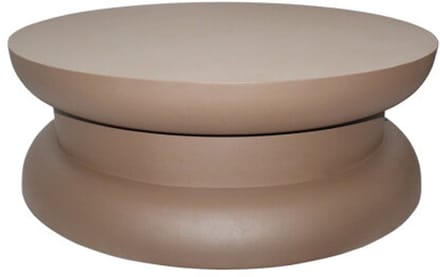 Parma salontafel, Ø85, H30, Brown - Formaggio Collection
