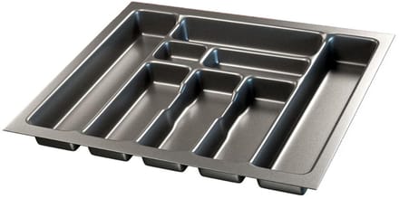 MRKK® Bestekbak 47 Diep - Lade Organizer - Besteklade - Zwart