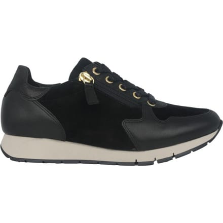 Gabor 52.488.37 - dames sneaker - Zwart - maat 35.5 (EU) 3 (UK)
