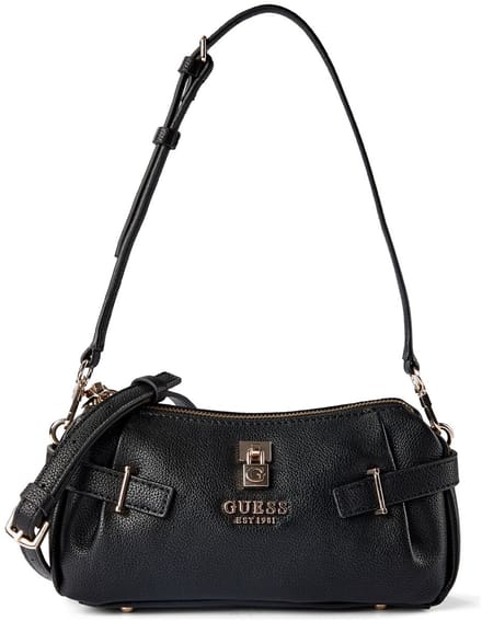 GUESS schoudertas Yesba Mini Top Zip Bag Black zwart