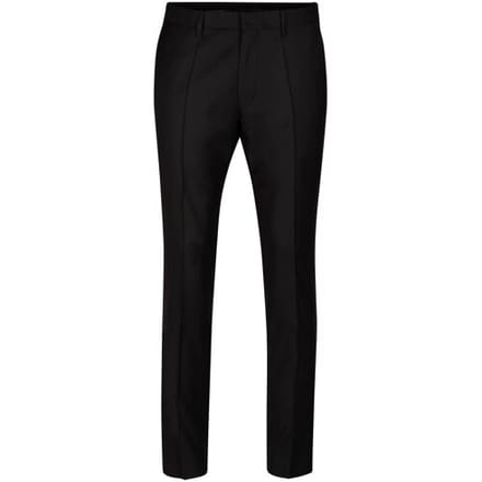 Roy Robson Broek Smooth Uni Super 130's Zwart / male
