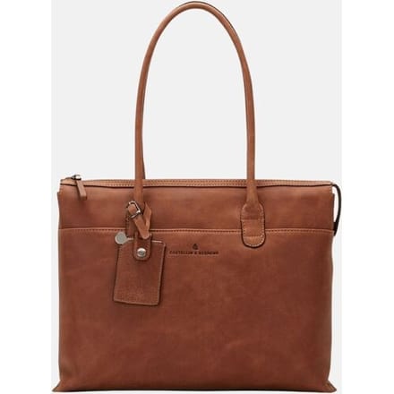 Castelijn en Beerens Castelijn & Beerens Carisma laptoptas 15.6 inch cognac