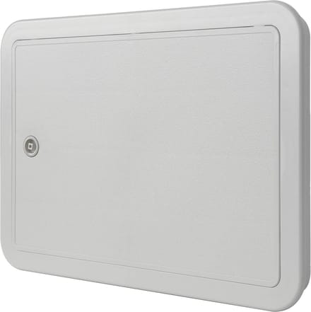 Ventilatierooster ABS Grijs Rechthoekig 315x215 mm voor Deurmontage