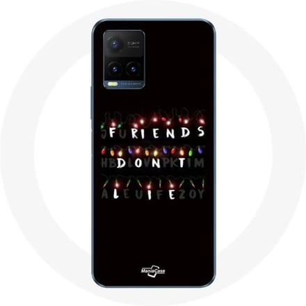 Coque pour Vivo Y21s/Y21 - MANIACASE - Stranger Things - Noir - Souple - Mixte