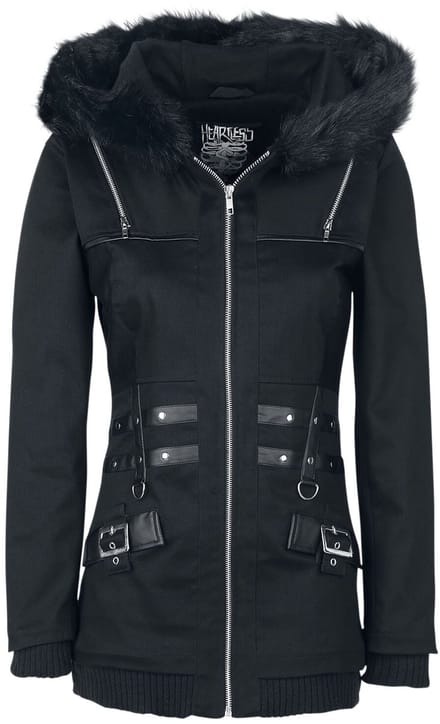 Heartless Sara Dames Tussenseizoensjas - zwart - XS