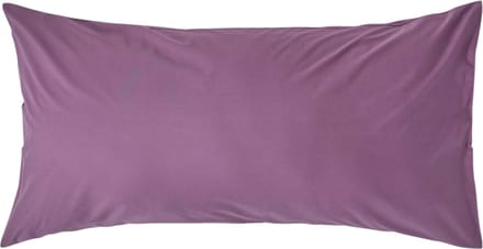 Homescapes Kussensloop 50x90 cm – Paars – 100% Egyptisch Perkal Katoen – 200 TC