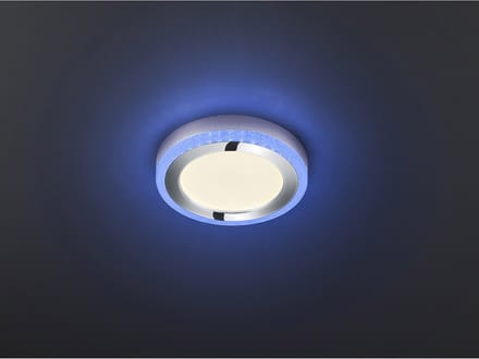 LED Plafondlamp - Plafondverlichting - Torna Slodan - 16W - Aanpasbare Kleur - Afstandsbediening - Dimbaar - Rond - Mat Wit - Kunststof