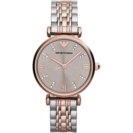 Emporio Armani Gianni T-bar Dames Horloge Multi AR1840