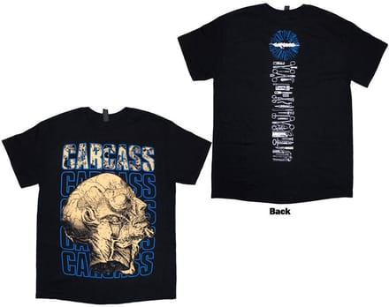 Carcass - Necro Head Heren Tshirt - M - Zwart
