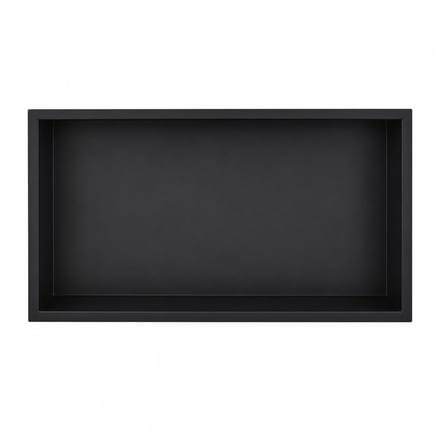 EAVY - Inbouwnis Badkamer Zwart - 60×30×10 cm - RVS