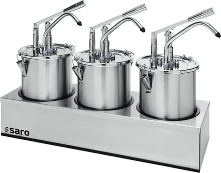 Saro Sausdispenser, Sauce dispenser - model PD-003 3 x 5 ltr