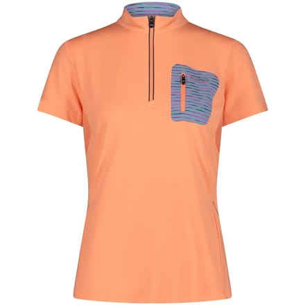 Dames-T-shirt met halve rits CMP