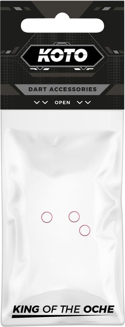 KOTO Aluminium Flight Lock Rings Pink