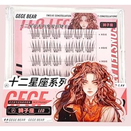 Gege Bear - BUY 3 GET 40% OFF - Twelve Constellations Glue Free False Eyelashes - Leo #07 Leo