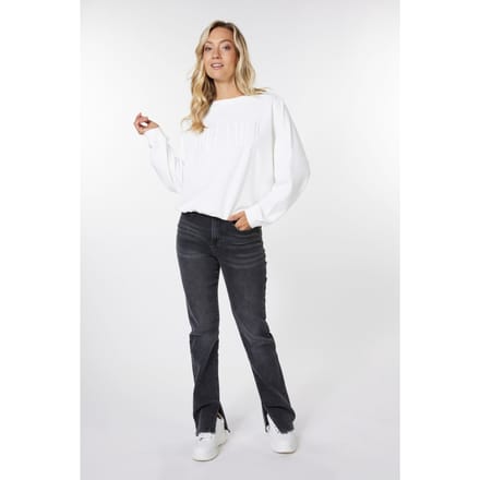 EsQualo Sweater “dreamer” Off White Maat: S | Sweaters Outlet | Dames | Wit