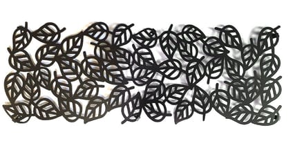Decorizzly Botanic - Metalen Wandkapstok - Decoratief - Bladeren
