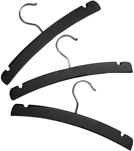 Babsana Kledinghanger Hout Zwart 3-Pack