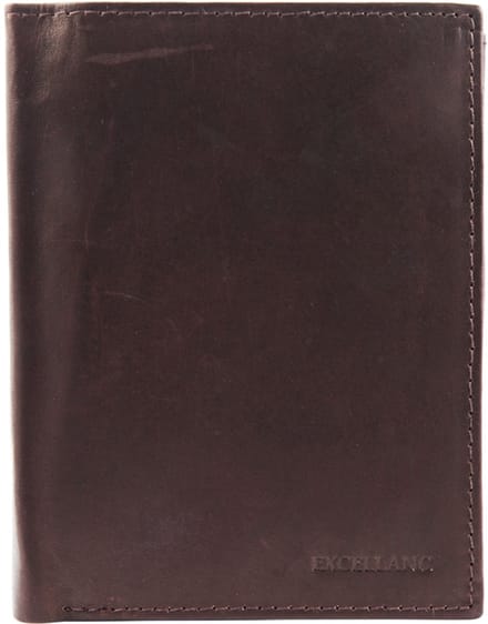 Excellanc heren portemonnee leer Billfold Bruin