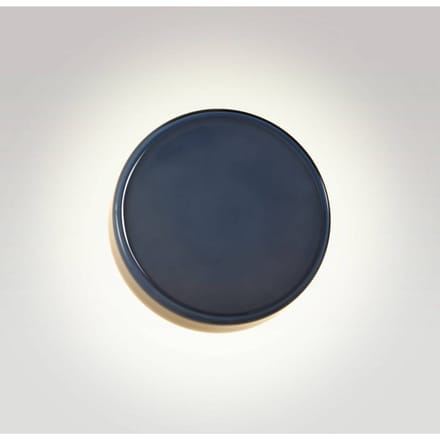 MARSET LED wandlamp Caramel, blauw, Ø 22 cm, TRIAC, glas