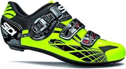 Sidi Laser Fietsschoenen Carbon Zwart/Geel - Maat 48