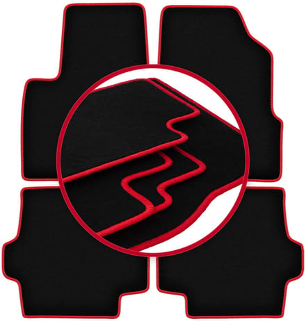 CARLUX-RED automatten voor: Chrysler Pacifica SUV (2003-2008)