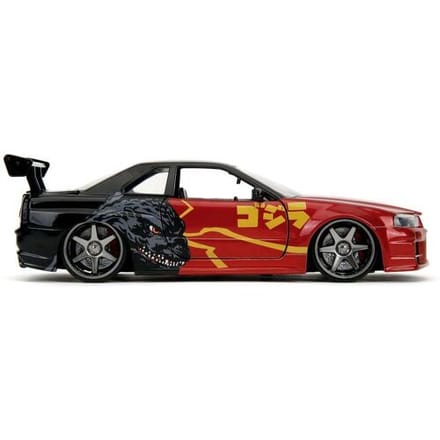JADA TOYS Godzilla Nissan GTR Kant-en-klaar model Personenauto (model)