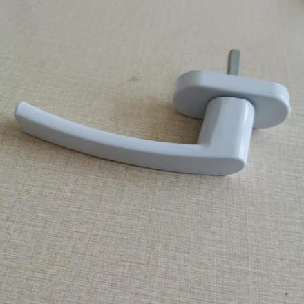 Raamgreep Vergrendeling - Raamsluiting Veiligheid - Ramen Beveiligen - Universele Pasvorm - 1x1x1 cm - Wit