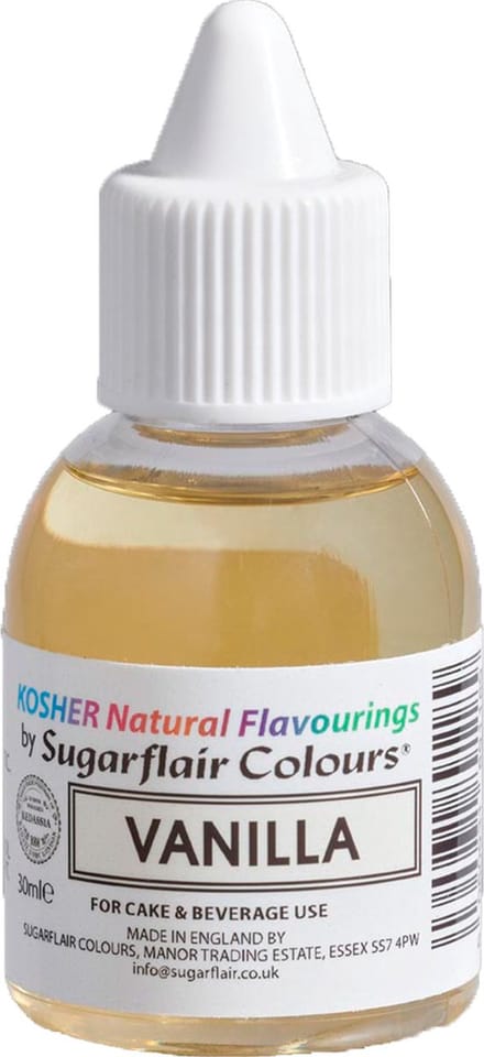 Sugarflair Natuurlijke Smaakstof - Vanille - 30ml - Aroma - Kosher