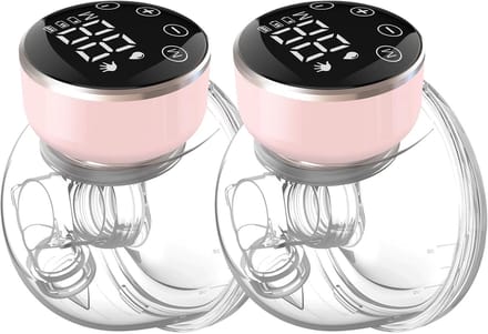 Draagbare handsfree borstkolf met lange batterijduur en LED-display - 3 modi & 9 niveaus