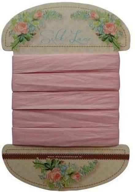 Marianne Design Decoration Silk lace pink