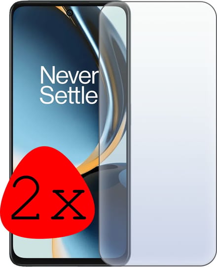 Screenprotector - 2 Stuks Geschikt voor OnePlus Nord CE 3 Lite - Extra Sterk - Beschermglas - Gehard Glas - Tempered Glass - Screen Protector