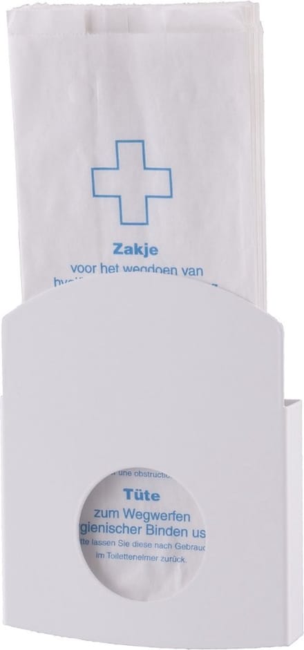 Dutch Bins hygiënezakjeshouder wit